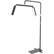 Andoer HD-M9X 40W Solaire led Lumière Vidéo Pliable Fill Light Beauty Floor Moon Lamp 3200K-5600K Dimmable avec 180cm / 70.9in Metal Light Stand