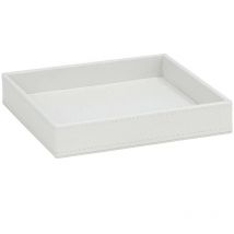 AX62319 Bandeja Vaciabolsillos Efecto Piel Blanca - ref: AX62319 - Andrea House