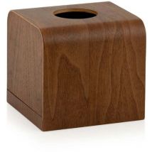 Wadiga - andrea house BA70010 Caja Para Pañuelos De Madera Cuadrada Marrón - ref: BA70010
