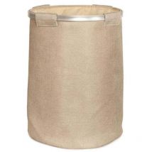 Andrea House - BA70172 Cesto Para La Ropa De Tela Beige Moderno - ref: BA70172