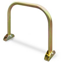 Andrys - Cale de stationnement pliable, avec supports de fixation, avec plaque soudée pour cadenas, 4 x 55 x 45 cm, couleur or tropical - Colore: Oro