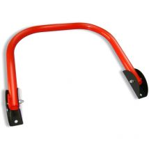 Andrys - Cale de stationnement pliable, avec supports de fixation, avec plaque soudée pour cadenas, 4 x 55 x 45 cm, couleur or tropical - Finitura: