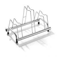 Andrys Srl - Andrys - Râtelier pour vélos, 3 places, pour pneus de 6 et 8 cm, hauts et bas, également pour les vélos avec frein à disque, en acier