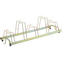 Andrys Srl - Andrys - Râtelier pour vélos, 5 places, hauts et bas, également pour les vélos avec frein à disque, en acier galvanisé à froid, or