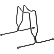 Andrys Srl - Andrys - Soporte para Bicicletas de Suelo de 1 Puesto, Fijo, También para Bicicletas con Freno de Disco, de Acero, Color Plata, 35 x 35