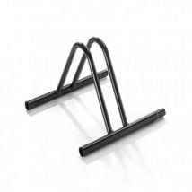 Andrys Srl - Andrys - Soporte para Bicicletas de Suelo de 1 Puesto, Modulable, con Cono para Conectar los Portabicicletas, Pintado, Negro, 38.5 x 38