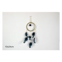Anello con piume blu 24CM – Decorazione natalizia – 10 x 24 cm – DUE ESSE CHRISTMAS