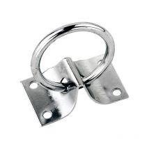 Anello zincato con piastra per box