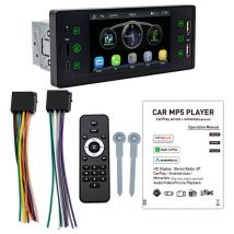 Kingcamp - lifcausal Lecteur Multimédia Auto 5' MP5 Multilingue Radio, Lecteur Audio-Vidéo Multifonction Portatif pour Voiture