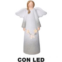 Ange résine led blanc cm24x11,5h41