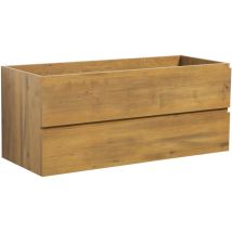 Badplaats - Waschbeckenunterschrank Angela 120cm - Eiche - Unterschrank Badm