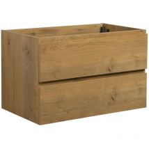 Waschbeckenunterschrank Angela 80cm - Eiche - Unterschrank Badmö
