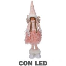 Angelo led tessuto rosa cm15x12h65