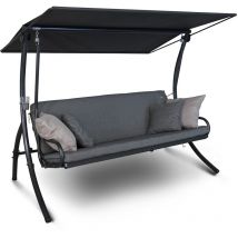 Elegance Smart - Dondolo da Giardino, Prodotto in Germania, Altalena per sedersi, sdraiarsi e Rilassarsi, con Funzione Letto, Facile da Montare