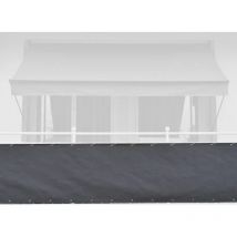 Angerer Paravista per Balcone Design Style Antracite, 75 cm, Lunghezza: 8 Metro