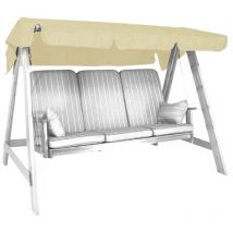 Tetto del Dondolo 193 x 130 cm, qualità Swingtex, Colore Avorio - Angerer