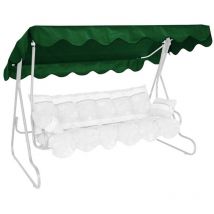 Tetto del dondolo 210 x 145 cm Qualità polietilene Verde