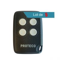 Pack de 5 TELECOMMANDES 4 CANAUX PROTECO ANGIE