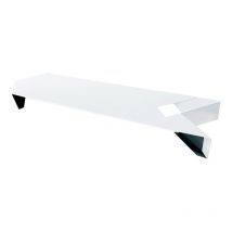 Aluhome - Angle 135° pour couvertine en alu Couleur - Blanc pur - ral 9010, Largeur - 210 mm