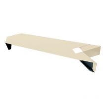Aluhome - Angle 135° pour couvertine en alu Couleur - Ivoire clair - ral 1015, Largeur - 285 mm