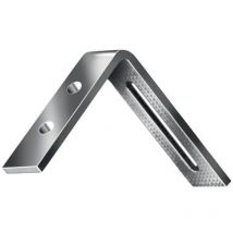 Vormann - Angle de réglage L.80x65mm B.20mm S.4mm acier brut galvanisé bleu (Par 20)