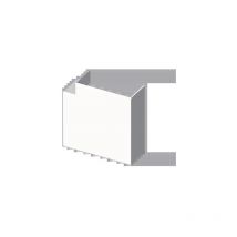 Angle Plat Blanc Ral9010 40X60 U24X
