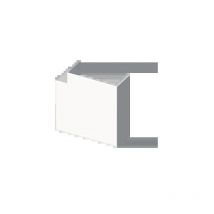 Angle Plat Blanc Ral9010 60X90 U24X