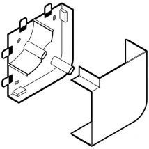 Planet Wattohm - angle plat - logix - 160 x 50 - blanc artic 48015