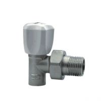 Angled 15mm x 1/2" Inch Male bsp Soldered Radiator Heater Valve with Handle