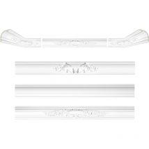 Hexim Perfect - Angles à motifs et moulures stucco moulures de plafond composition gratuite en 2 tailles: normal - 125 x 120 mm, Coin intérieur avec