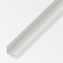 Canala angolare con lati uguali Alfer aluminium 15x15x1mm 2m bianco - 16141