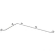 Angolare di sicurezza da cm 70x120 in acciaio rivestito in nylon bianco