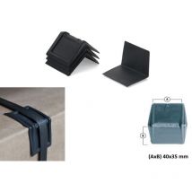 BUD - Angolare in plastica per reggetta imballaggio 40x35 mm - 500 pezzi