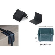 BUD - Angolare in plastica per reggetta imballaggio 60x50 mm - 100 pezzi