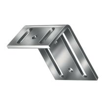 Angolo di regolazione sta.L.75x35mm lar.65mm S.3.5mm sta grezzo blu zincato Vormann Per 10)
