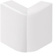 Angolo esterno bianco per zoccolo, H.8 x P.2 cm Tehalit