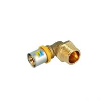 Angolo maschio a pressare per multistrato Misura: 1/2' x 16