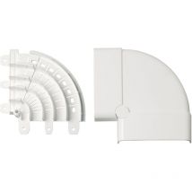 Variabler tiegel ecke 70x20 weiß - ec20005