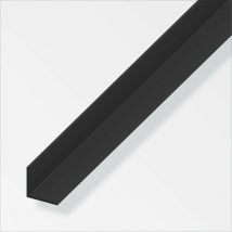 Angololare 20X20X1 pvc nero 1 metro
