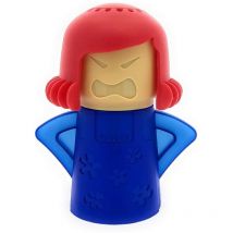 Angry mama limpiador de microondas a vapor con vinagre y agua azul limpiador de microondas seguro y duradero hecho de pp no toxico diseno con