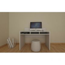 Bureau d'angle d'étude au design moderne - Le coin d'étude parfait pour votre maison - blanc