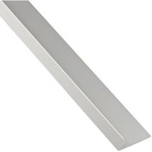 Ángulo de aluminio irregular 40x20x2 mm DUVAL BILCOCQ - L.2 m - Plata - 41-0102-6422