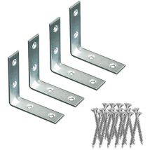 Ángulo Refuerzo AN02, Acero Zincado, 40 X 40 X 15 MM. 4 Unidades EDM
