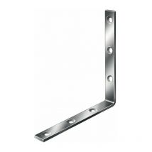 Ángulo fuerte longitud 40 mm ancho 20 mm espesor 3 mm acero azul galvanizado agujero Ø 4,5 mm VORMANN