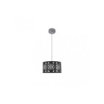 Fabrilamp Hängeleuchte Modell Katerina 1lit xe27 Chrom/Holz Schwarz