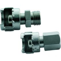 Raccordo con dado fresato f. 3/8