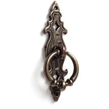 Anilla en zamak con acabado cuero, dimensiones: 85x41x14mm -