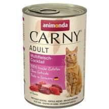 Animonda Carny Adult Cocktail De Viandes, Pâtée Pour Chat, 12 X 400 G