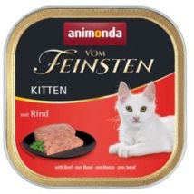 Animonda Cat Vom Feinsten Kitten Aliment Humide Pour Chatons - Barquette De 100 G - Bœuf 100 G