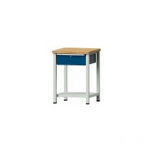 Banco de trabajo compacto a x p 605 x 650 mm 1 cajón fijo